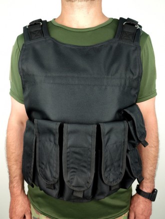 Плитоноска TTX цвет черный. Кременчук. фото 1