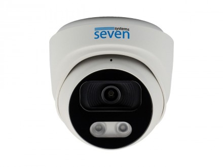 SEVEN IP-7212PA white — це купольна 2-х мегапіксельна IP-відеокамера з вбудовани. . фото 2