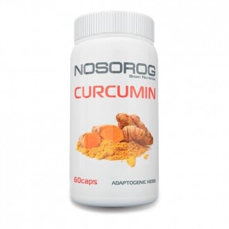 Nosorog Curcumin 60 капсул в упаковке – пищевая добавка для спортсменов, содержа. . фото 2