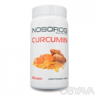 Nosorog Curcumin 60 капсул в упаковке – пищевая добавка для спортсменов, содержа. . фото 1