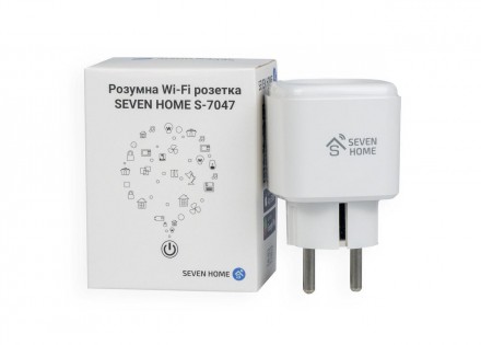 Умная Wi-Fi розетка SEVEN HOME S-7047 - это универсальное устройство умного дома. . фото 6