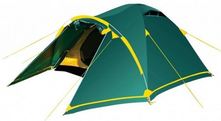 Туристическая палатка Tramp Stalker 4 (V2); 4-х местная. Удобная универсальная к. . фото 3