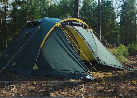 Туристическая палатка Tramp Stalker 4 (V2); 4-х местная. Удобная универсальная к. . фото 9