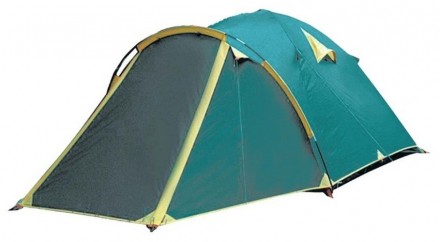 Туристическая палатка Tramp Stalker 4 (V2); 4-х местная. Удобная универсальная к. . фото 5