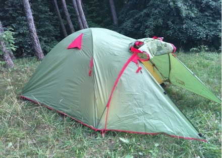 Туристическая палатка Tramp Lite Camp 4; 4-х местная.Удобная универсальная компа. . фото 9