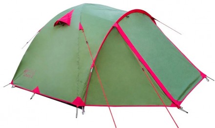 Туристическая палатка Tramp Lite Camp 4; 4-х местная.Удобная универсальная компа. . фото 3