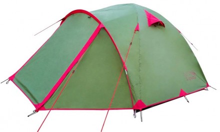 Туристическая палатка Tramp Lite Camp 4; 4-х местная.Удобная универсальная компа. . фото 4