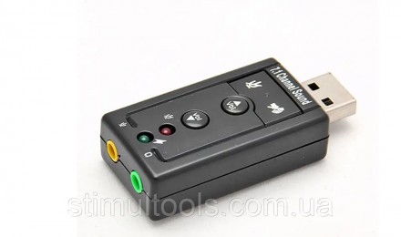 Описание:
Внешняя звуковая карта USB 7.1 для компьютера и ноутбука 
Внешняя звук. . фото 2