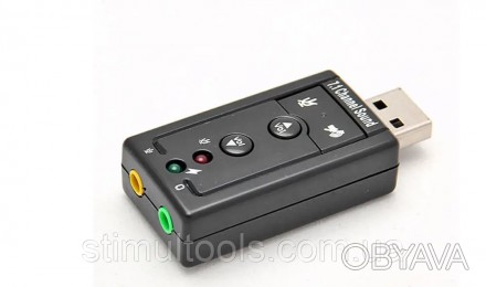 Описание:
Внешняя звуковая карта USB 7.1 для компьютера и ноутбука 
Внешняя звук. . фото 1