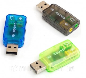Описание:
Внешняя звуковая карта USB 5.1 для компьютера и ноутбука 3D Sound
Звук. . фото 2