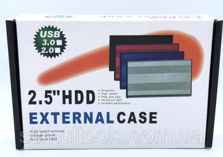 Описание:
Карман для 2.5" HDD EXTERNAL CASE USB2.0 U25
Внешний карман ProLogix S. . фото 2