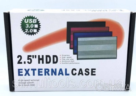 Описание:
Карман для 2.5" HDD EXTERNAL CASE USB2.0 U25
Внешний карман ProLogix S. . фото 1