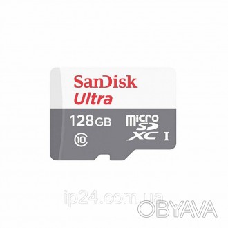 Карта памяти MICRO SDXC 128GB UHS-I/SDSQUNR-128G-GN3MN
	Бренд: SanDisk 
	Назначе. . фото 1
