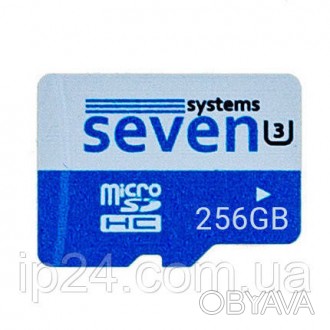 Карту пам'яті SEVEN Systems MicroSDHC 256 GB UHS-3 U3 можна використовувати для . . фото 1