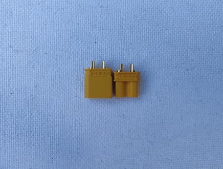 XT30U-M 2 pin Amass конектор (пара)
	
	Пара роз'ємів XT30/XT30U (тато +мама). . фото 6