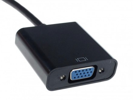 Конвертер HDMI в VGA + аудіо, HDMI штекер - гніздо VGA + шнур AUX (Тип 2)
 HDMI . . фото 4