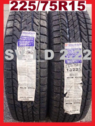 Продам НОВЫЕ зимние шины 225/75R15 102S Winter Slalom Ksi BFGoodrich (США) - 70$. . фото 2