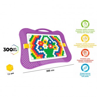 Красочная «Мозаика ТехноК» — это развивающая игрушка, которая подарит радость де. . фото 5