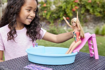 Игровой набор кукла Барби с бассейном ​Barbie and Pool 
 
Игровой набор Barbie «. . фото 6