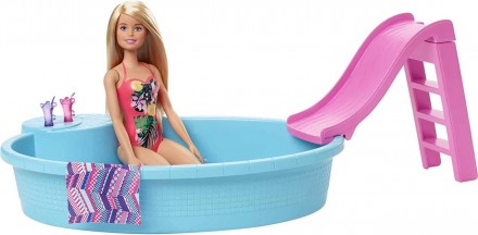Игровой набор кукла Барби с бассейном ​Barbie and Pool 
 
Игровой набор Barbie «. . фото 2
