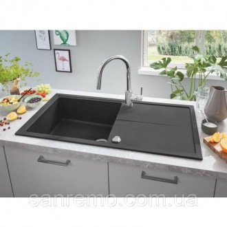 Кухонная мойка Grohe Sink 31641AP0 изготовлена из кварцевого композита, который . . фото 5