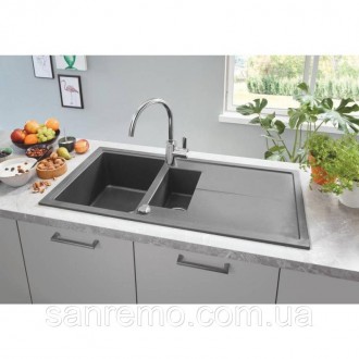 Кухонная мойка Grohe Sink 31642AT0 изготовлена из кварцевого композита, который . . фото 5