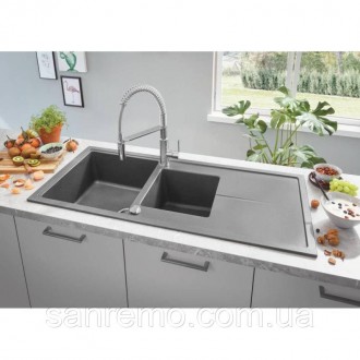 Кухонная мойка Grohe Sink 31643AT0 изготовлена из кварцевого композита, который . . фото 5