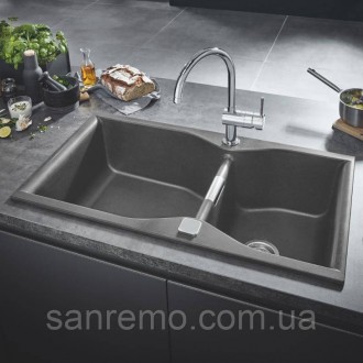 Кухонная мойка Grohe Sink K700 31658AT0 изготовлена из кварцевого композита, кот. . фото 5