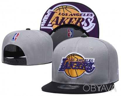 Кепка снепбэк LA Lakers NBA New Era сірий з чорним (333LAS)
Оригінал фірми New E. . фото 1