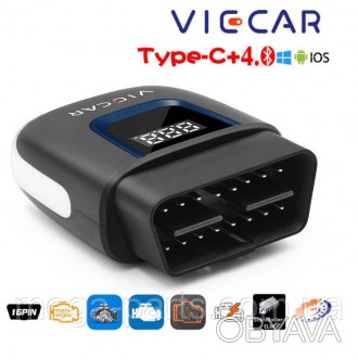 VP003 является USB Bluetooth 4.0 OBD продуктом со следующими характеристиками:
1. . фото 1