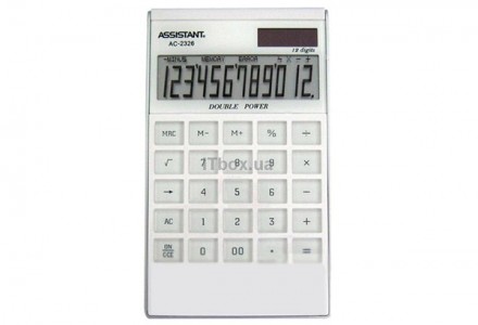 Калькулятор ASSISTANT 183х107х15мм, 12-розрядний, AC-2326 black/silver
 
С этим . . фото 3