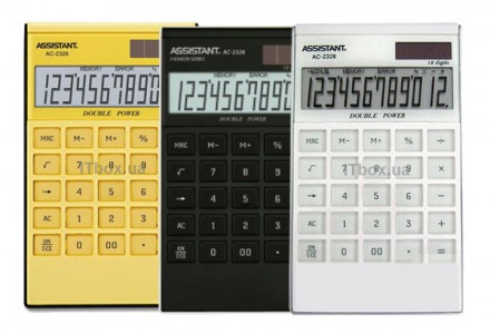 Калькулятор ASSISTANT 183х107х15мм, 12-розрядний, AC-2326 black/silver
 
С этим . . фото 2