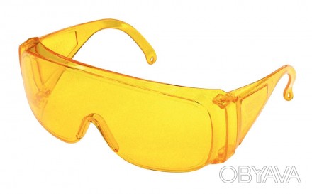 Очки защитные ударопрочные поликарбонатные желтого цвета предназначаются для защ. . фото 1