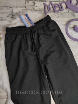 Детские спортивные штаны Grand Fashion для девочки черного цвета 
Состояние: нов. . фото 3