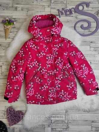 Зимний детский комбинезон Relmo раздельный комплект куртка и полукомбинезон розо. . фото 3