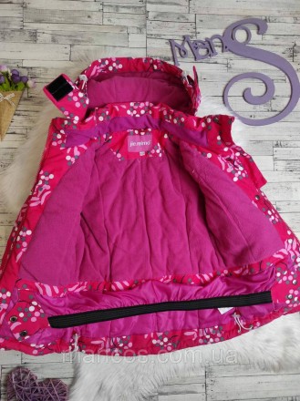 Зимний детский комбинезон Relmo раздельный комплект куртка и полукомбинезон розо. . фото 6