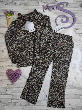 Детский костюм Zara для девочки коричневый комплект леопардовый принт
Состояние:. . фото 2