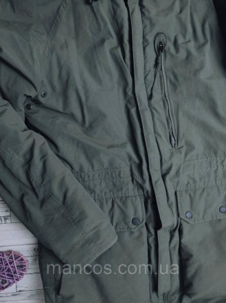 Мужская куртка Pull&Bear удлиненная парка цвета хаки с капюшоном
Состояние: б/у,. . фото 4