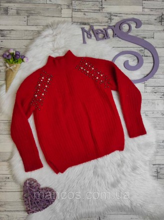 Детский свитер для девочки красный с бусинами
Состояние: б/у, в отличном состоян. . фото 2