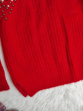 Детский свитер для девочки красный с бусинами
Состояние: б/у, в отличном состоян. . фото 4