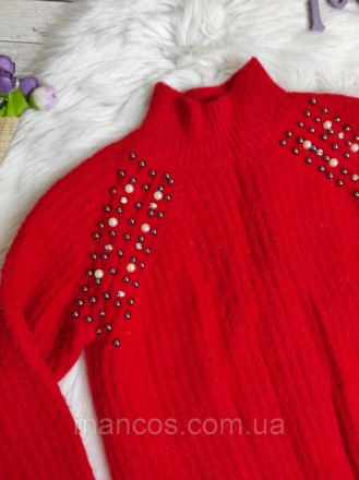 Детский свитер для девочки красный с бусинами
Состояние: б/у, в отличном состоян. . фото 3