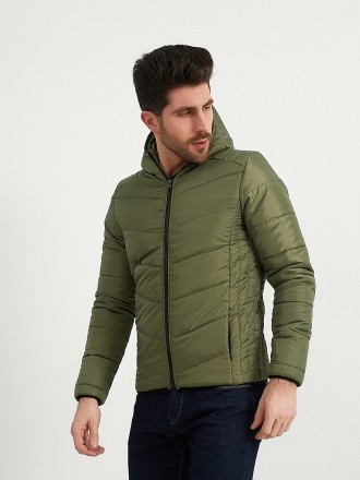 Чоловіча куртка 
Модель: 045
Ткань: якістьна плащка на 150 сінтепоні + підкладка. . фото 4