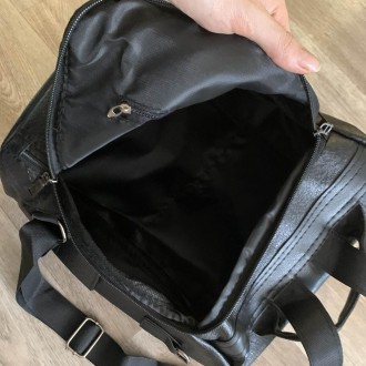 
Женский рюкзак сумка 2 в 1 антивор с карманом на спине, рюкзак-сумка женская че. . фото 9