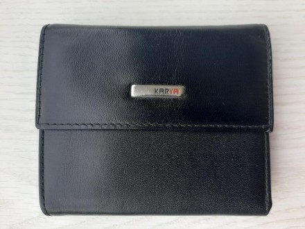 Жіночий шкіряний гаманець Karya (чорний) 

Відмінна якість 

Розмір 11,4 х 1. . фото 3