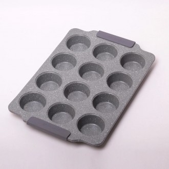 Форма-планшет для выпечки кексов Kamille Marble 38 х 26 см 12 ячеек
Современный . . фото 5
