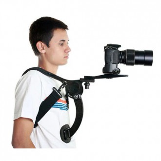 Плечевой упор для камеры DSLR RIG свободные рукиКомпактный и легкий плечевой упо. . фото 4