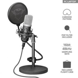 Профессиональный студийный USB-микрофон в футляре, с высокоточной кардиоидной ди. . фото 3