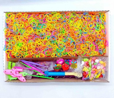 Набор для плетения браслетов из резинок Fashion loom bands set 7000шт!. Вінниця. фото 1 Набор для плетения браслетов из резинок Fashion loom bands set 7000шт!. Вінниця. фото 1