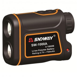 Дальномер лазерный ПРО + измеритель скорости SNDWAY SW-1000A 1000мПрофессиональн. . фото 4