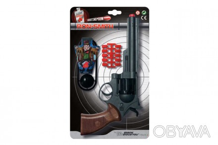 
Меткий игрушечный пистолет на пульках Edison изготовлен из материалов самого вы. . фото 1